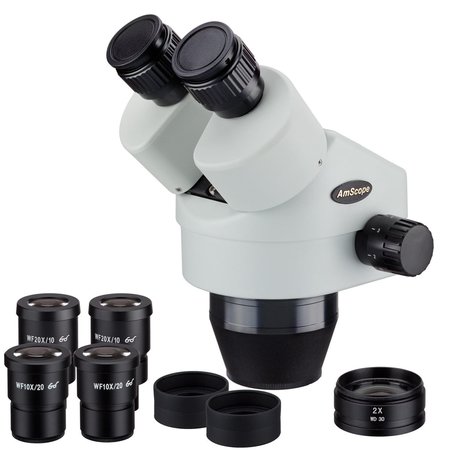 AMSCOPE 7X-180X Binocular Zoom Power Stereo Microscope Head SM7180B